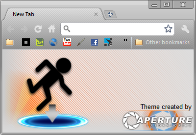 Portal 2 - Темы любимой игрушки для google chrome